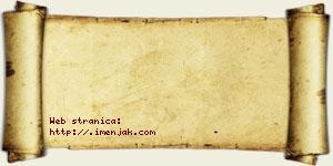 Nadja Baćina vizit kartica